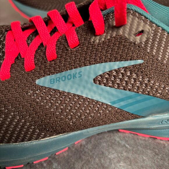 Brooks Revel 5 Running Shoes Athletic Black Blue Pink Women's 9 - Picture 7 of 9